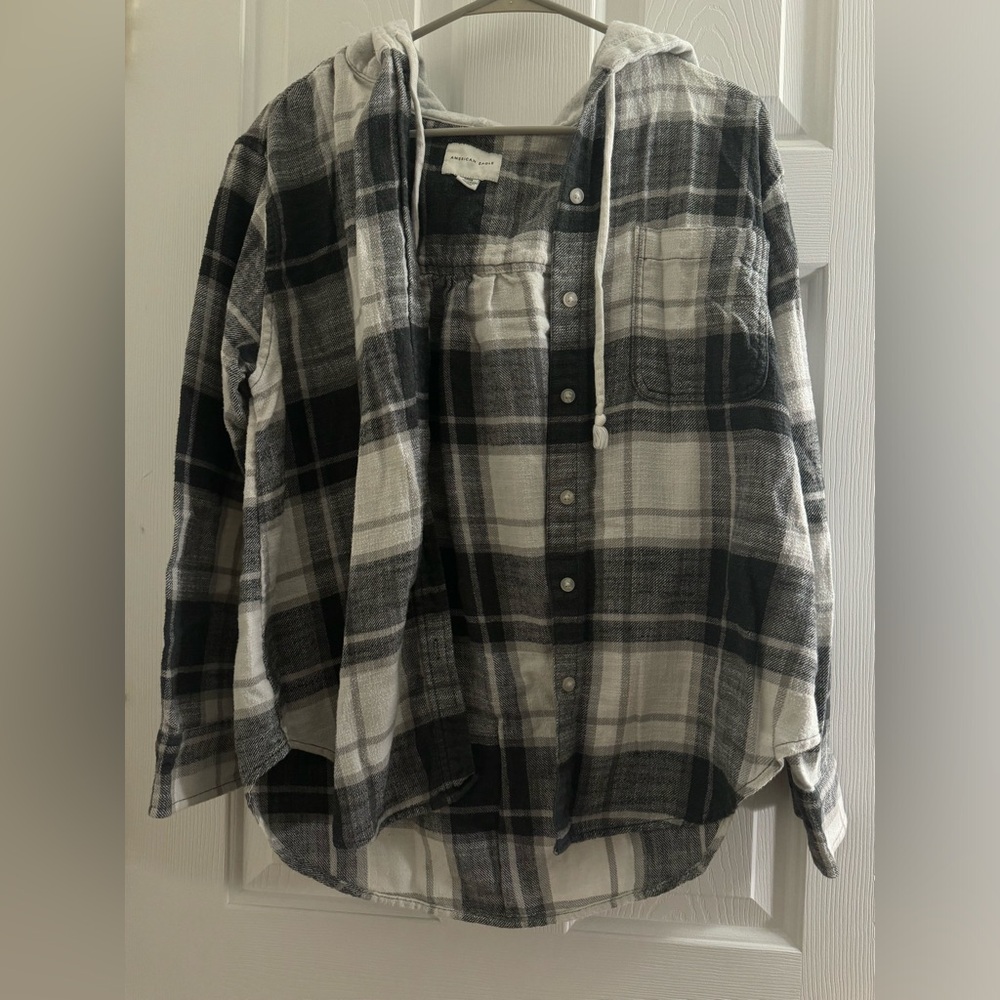 Hooded flannel